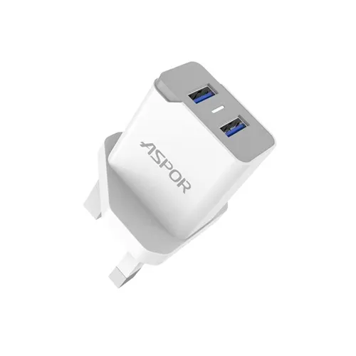 Aspor A823 Dual USB 2.4A IQ Fast Charger