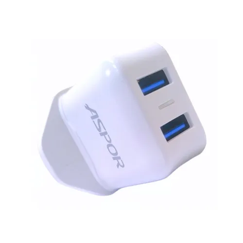 Aspor A829B Dual USB Fast Charger