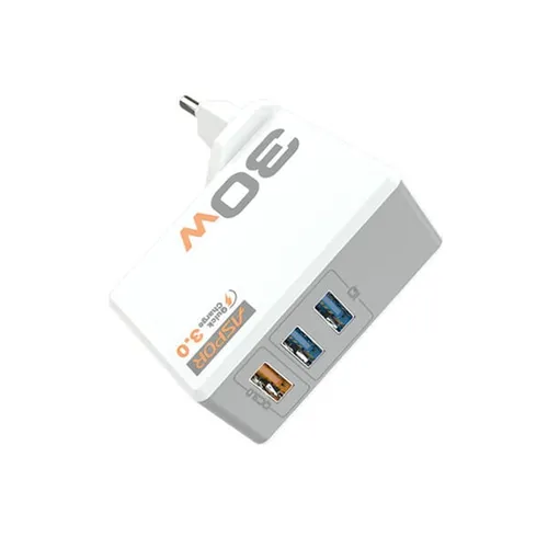 Aspor A838 Multifunction 3 in 1 Fast Charger