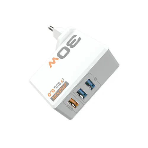 Aspor A838 Multifunction 3 in 1 Fast Charger