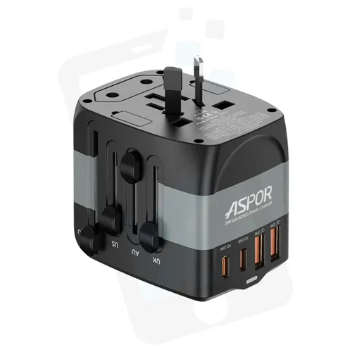 Aspor A892 Universal GAN 20w World Travel Charger