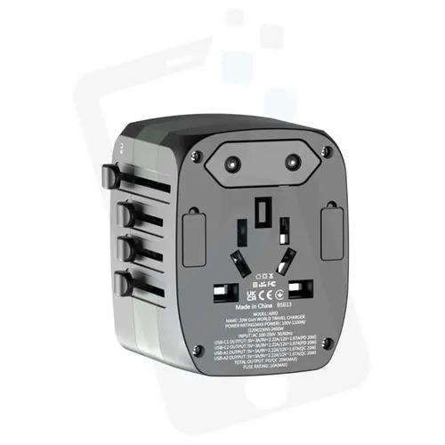 Aspor A892 Universal GAN 20w World Travel Charger
