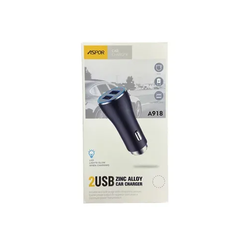 Aspor A918 Dual USB Car Charger