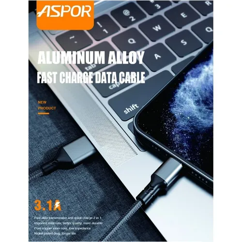 Aspor AC-27 3.1A USB to Type-C Fast Charging Cable