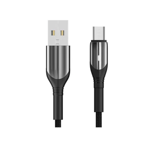 Aspor AC10 1M 3A Type-C LED Nylon cable
