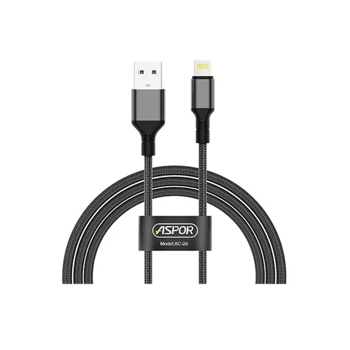 Aspor AC26 3.1A Fast Charging USB to Lightning Cable