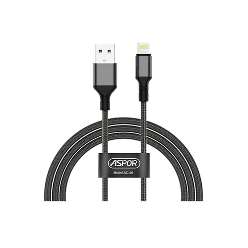 Aspor AC26 3.1A Fast Charging USB to Lightning Cable