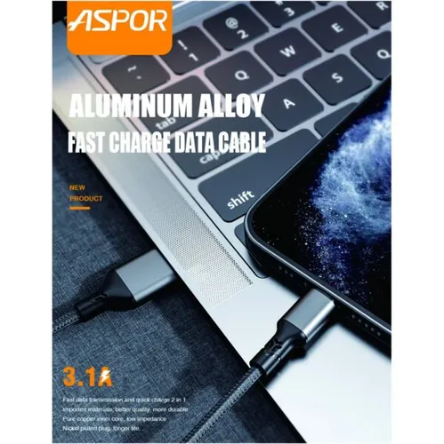 Aspor AC26 3.1A Fast Charging USB to Micro Cable