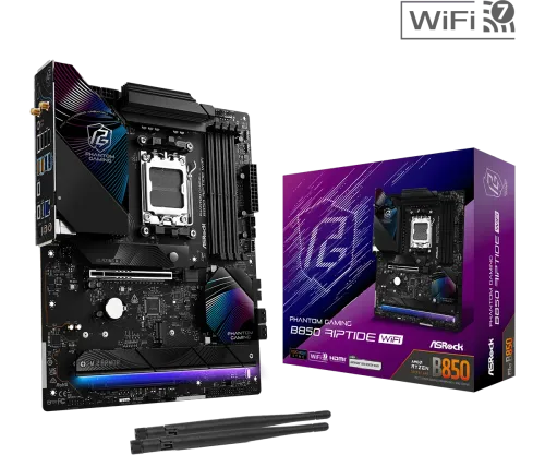 ASROCK PHANTOM GAMING B850 RIPTIDE WIFI DDR5