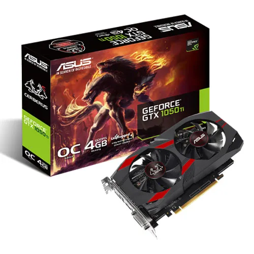 ASUS CERBERUS-GTX1050TI Graphics Card