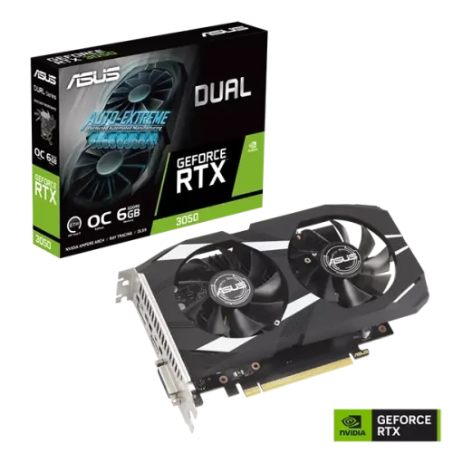 ASUS Dual GeForce RTX 3050 6GB OC GDDR6