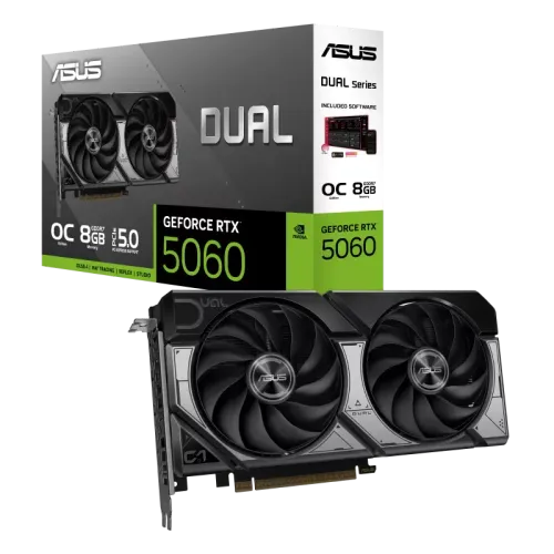 ASUS Dual GeForce RTX 5060 8GB GDDR7 (Not Sold Separately – Systems Only)