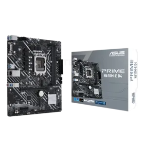 ASUS PRIME H610M-E D4 CSM-SI Intel Motherboard (Bulk)