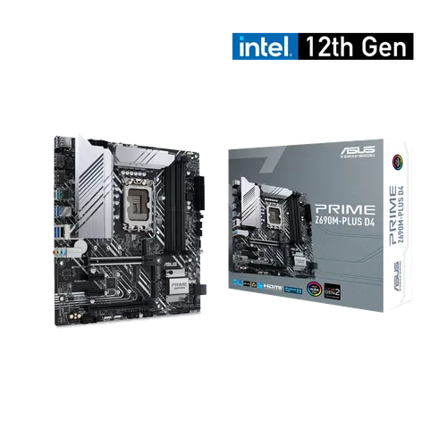 ASUS PRIME Z690M-PLUS D4 MOTHERBOARD (3y)