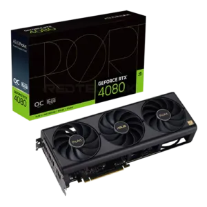 ASUS PROART GeForce RTX 4080 OC Edition 16GB GDDR6X Graphics Card