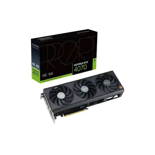 ASUS PROART-RTX4070-O12G 12G GDDR6X GRAPHIC CARD(3y)- 90YV0J11-M0NA00