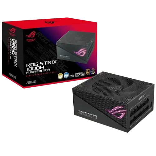 Asus ROG Aura Edition 1000 WATT 80 Plus Gold Certified Fully Modular Power Supply
