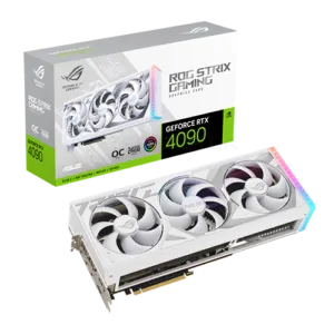 ASUS ROG Strix GeForce RTX 4090 24GB White OC Edition GDDR6X Graphics Card