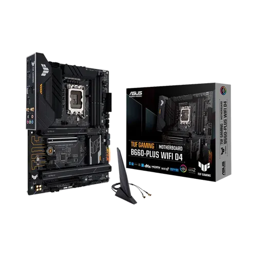 ASUS TUF GAMING B660-PLUS WIFI D4 MOTHER BOARD(3y)- 90MB1920-M1UAY0