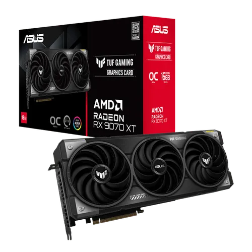 ASUS TUF Radeon RX 9070 XT OC 16GB Graphics Card
