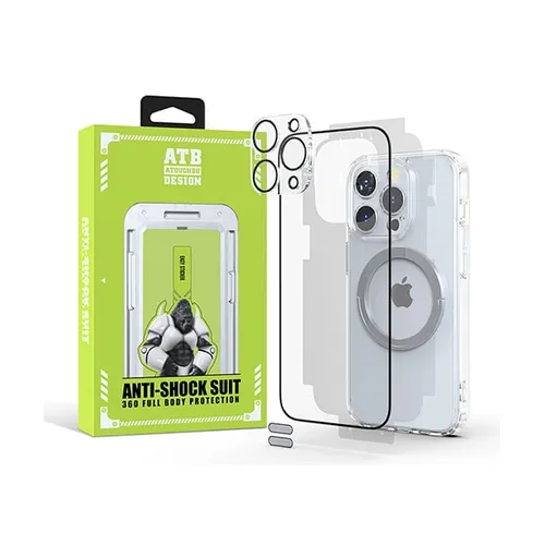 Atouchbo 6 in 1 Anti Shock Suit 360 Full Body Protection Case for iPhone 14 Plus