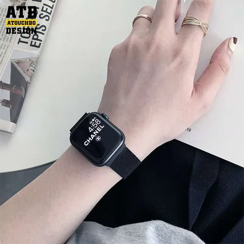 Atouchbo Milanese Strap for Apple Watch 45mm