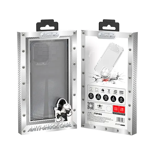 Atouchbo Shockproof Transparent Case for iPhone 14 Pro