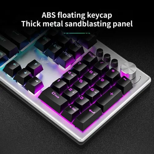 AULA F2028 Wired USB Black Membrane Gaming Keyboard