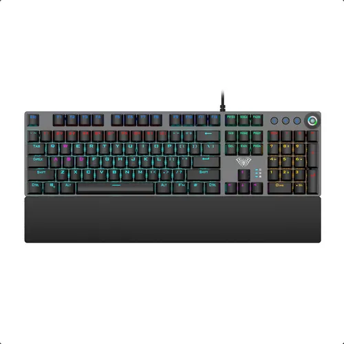 AULA F2058 USB Gaming Keyboard LED Light Game Mice Multimedia Keyboard