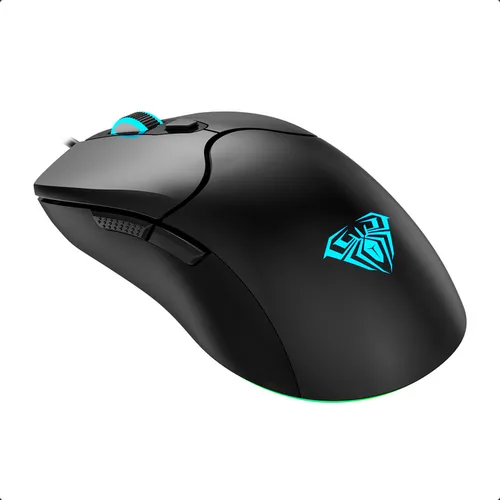 AULA S13 Black, RGB Gaming mice 600 DPI Adjustable Ergonomic Optical Mouse