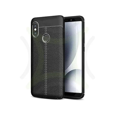 Auto Focus Leather Design Back Cover For Vivo
