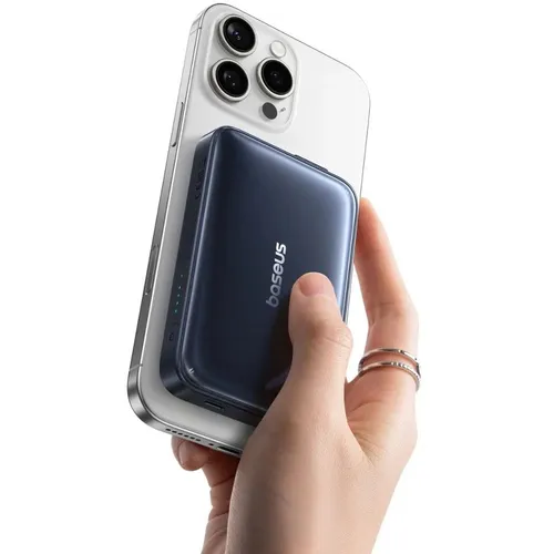 Baseus 10000mAh 45W PicoGo AM61 Qi2.2 Magnetic Power Bank with Built-in Type C Cable