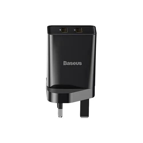 Baseus 10.5W Speed Mini Black Dual USB Travel Charger
