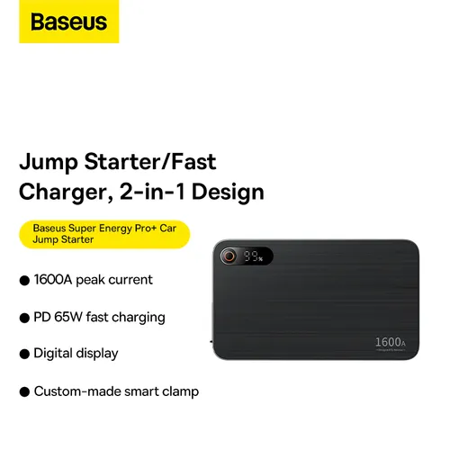 Baseus 16000mAh 1600A Super Energy Pro+ Car Jump Starter