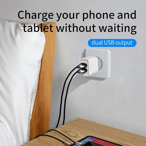Baseus 18W EU Dual USB Portable Charger