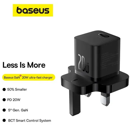 Baseus 20W Type-C UK Pin GaN5 Mini Fast Charger