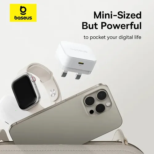 Baseus 20W Palm Fast Charger Type C UK Pin