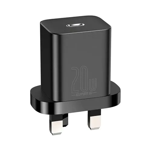 Baseus 20W Super Si 1C UK 3 Pin Quick Charger
