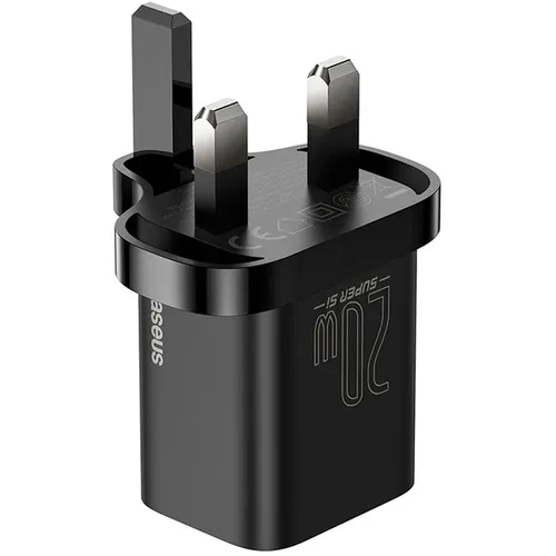 Baseus 20W Super Si 1C UK 3 Pin Quick Charger