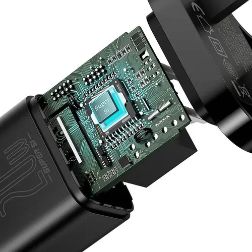 Baseus 20W Super Si 1C UK 3 Pin Quick Charger