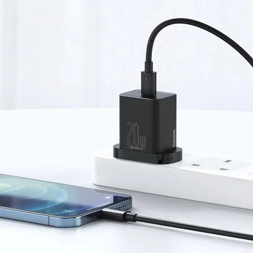 Baseus 20W Super Si 1C UK 3 Pin Quick Charger