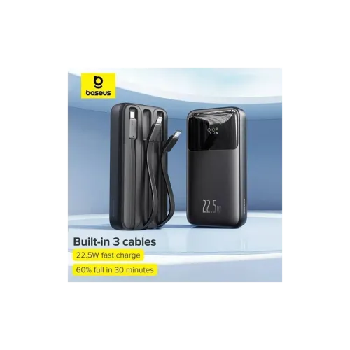BASEUS 22.5W COMET SERIES 10000MAH 3 IN 1 POWER BANK(P10022502112-02)