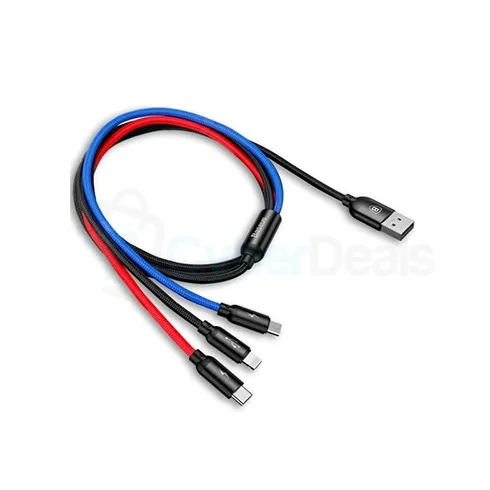 Baseus 3-in-1 Lightning, Type-C and USB Cable