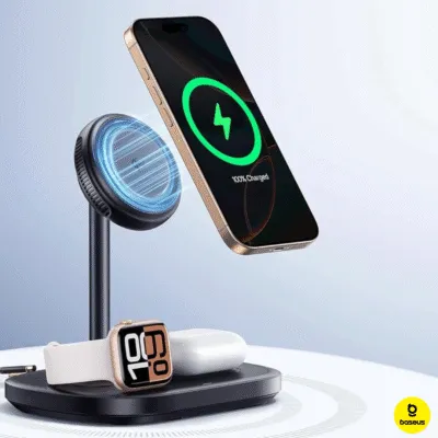 Baseus 3 in 1 Wireless Charging Stand with TEC Cooling