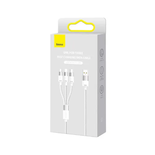 Baseus 3in1 USB cable StarSpeed Series USB-C + Micro + Lightning 3.5A 1.2m