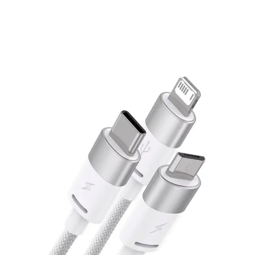 Baseus 3in1 USB cable StarSpeed Series USB-C + Micro + Lightning 3.5A 1.2m