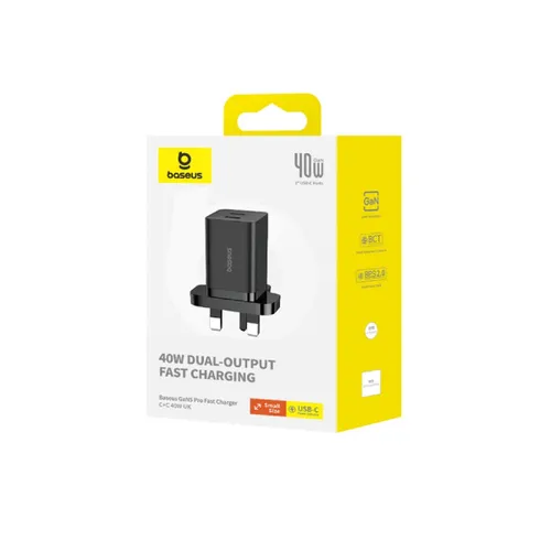 Baseus 40w Dual-output Fast Charging 3 Pin - P10110827113-00
