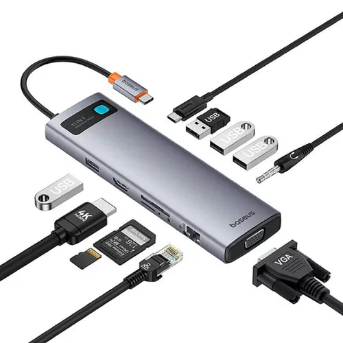 Baseus 4k@60HZ Clarity 11 Port Hub - B00030709811-00