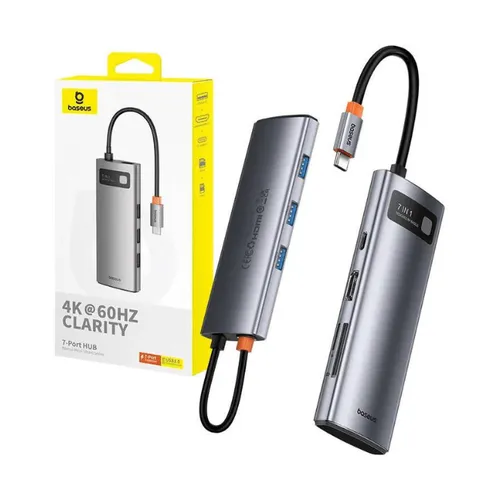 Baseus 4k@60hz Clarity 7 Port Hub - B00030708811-00