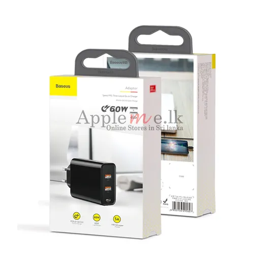 Baseus 60W PPS Three Output PF Fast Charger